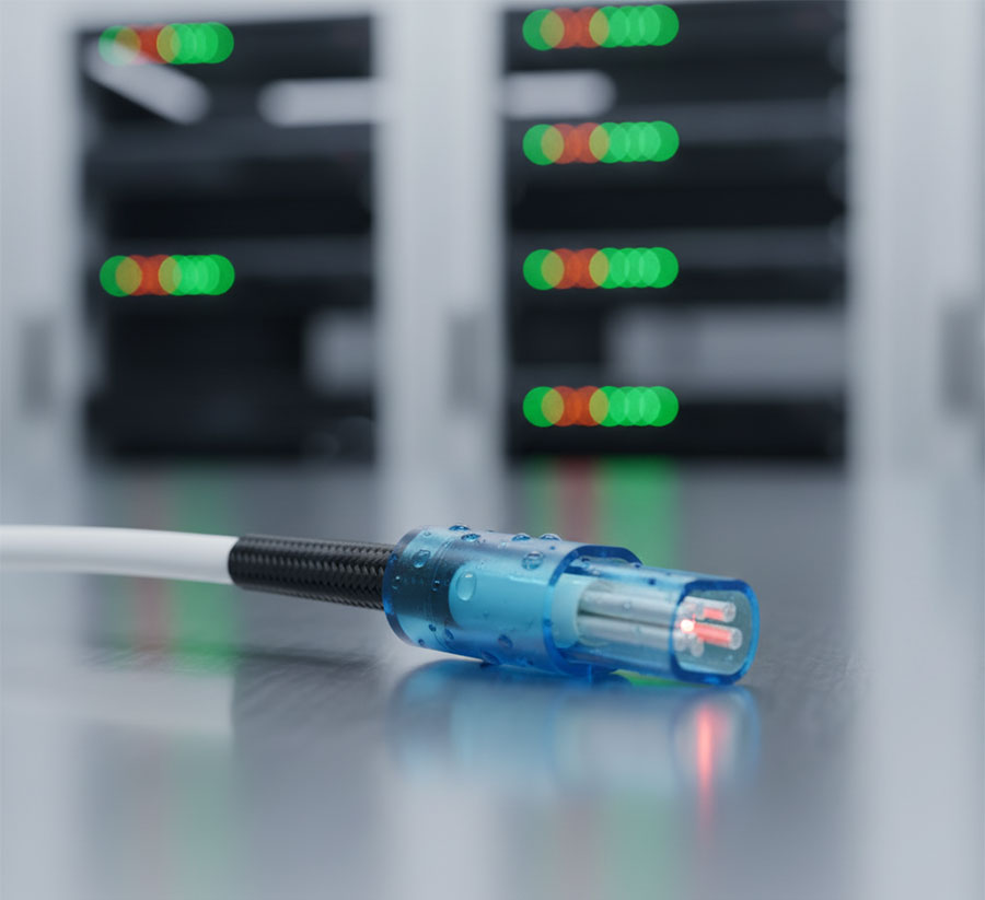 Fiber Optic Cable Overmolding Example