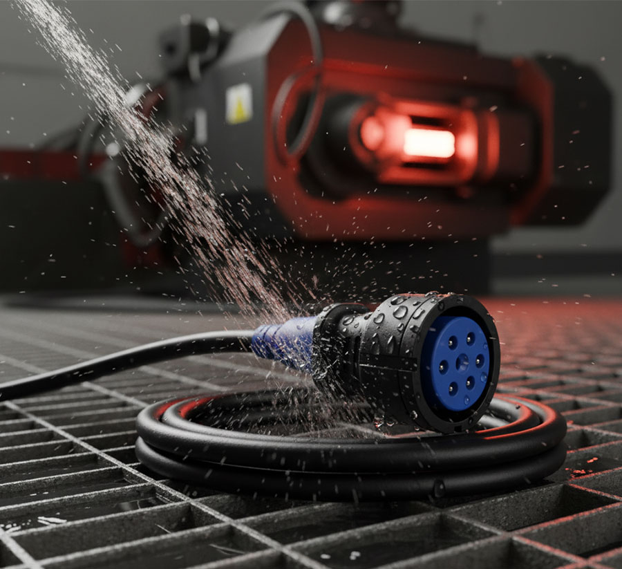 Industrial Connector Overmolding – Waterproof and heat-resistant design